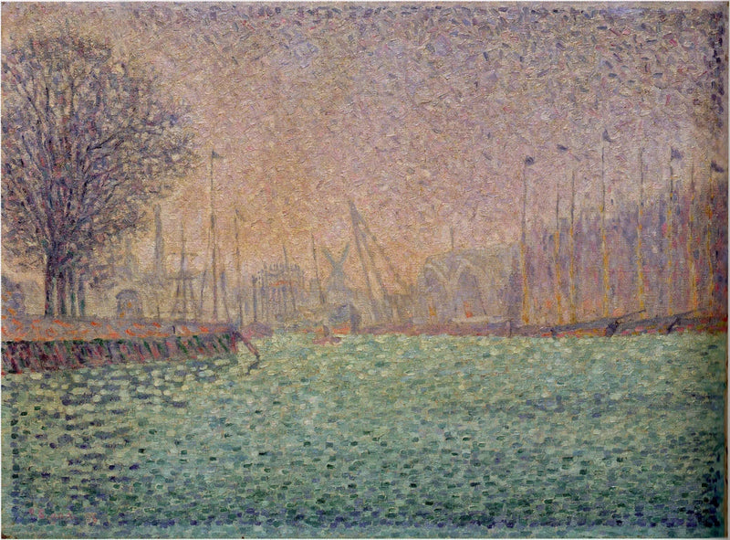 Vattentankens bassäng - Paul Signac