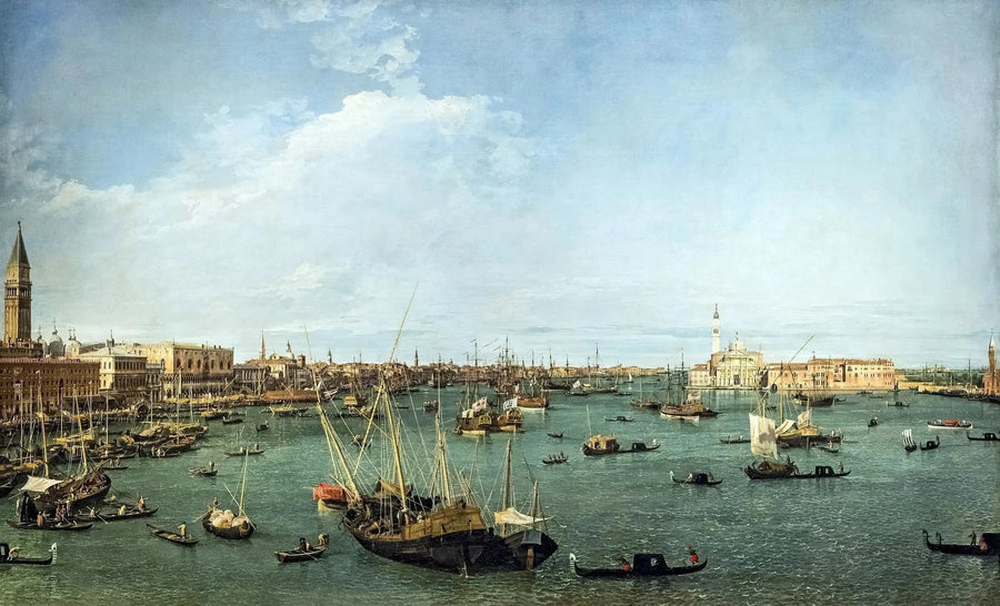 Saint Marks bassäng, Venedig - Canaletto