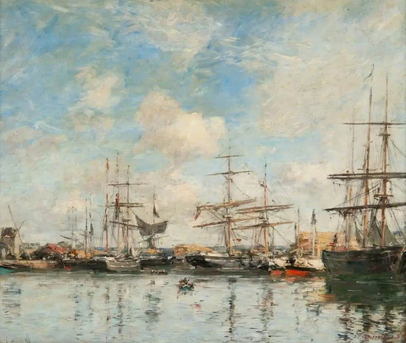 Gravelinehamnens bassäng - Eugène Boudin