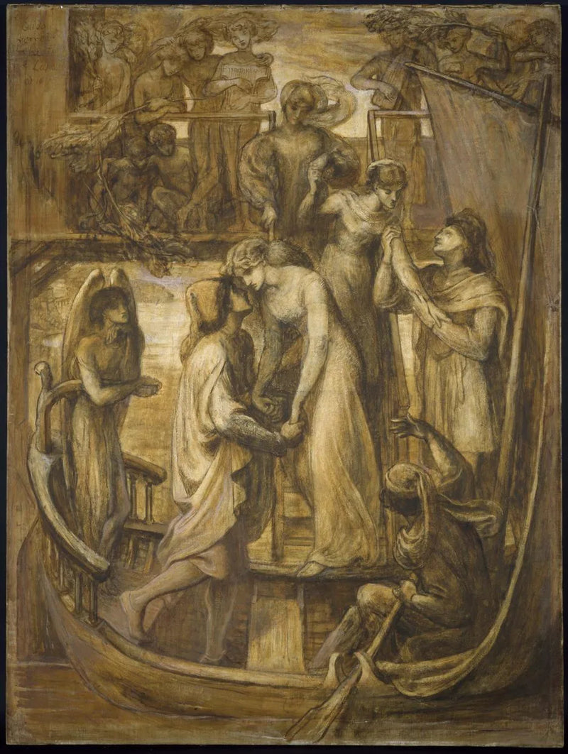 Kärlekens båt - Dante Gabriel Rossetti