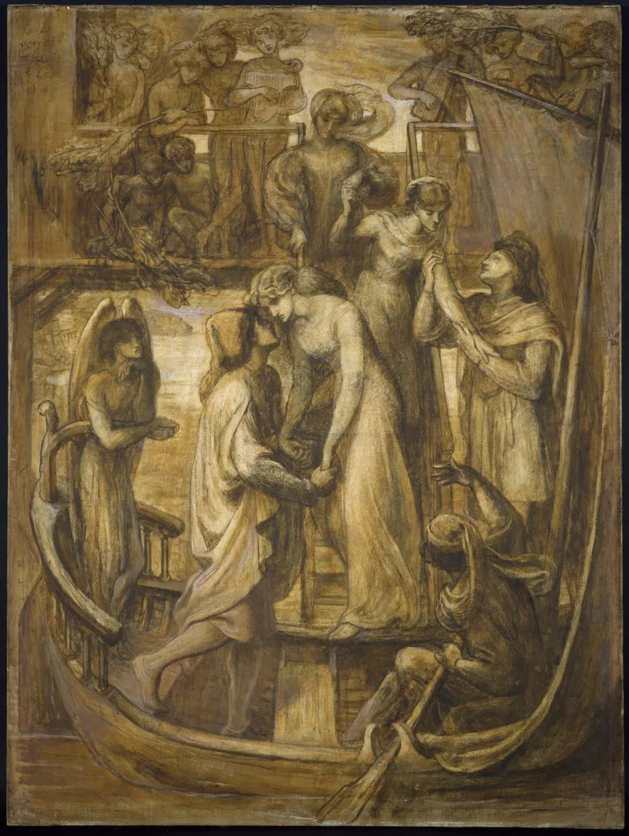 Kärlekens båt - Dante Gabriel Rossetti