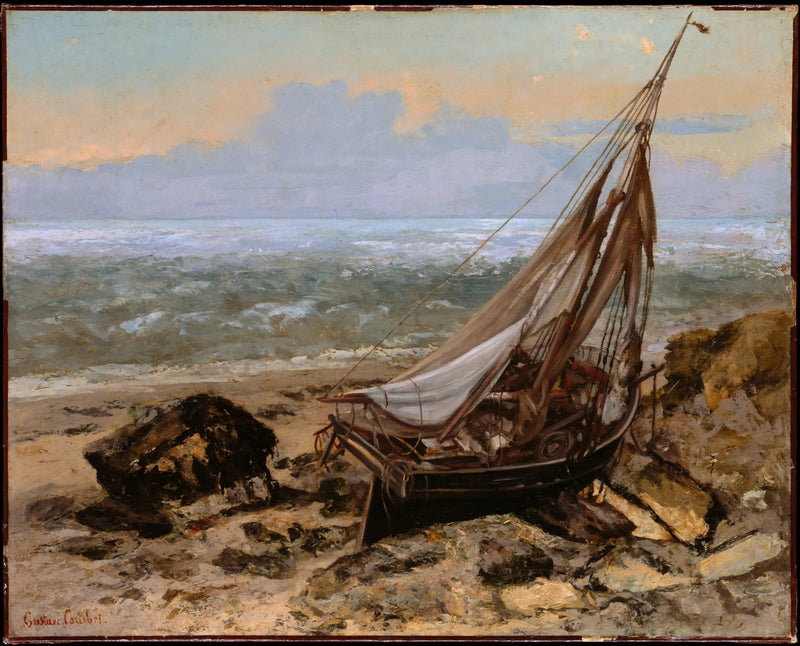 Fiskebåten - Gustave Courbet
