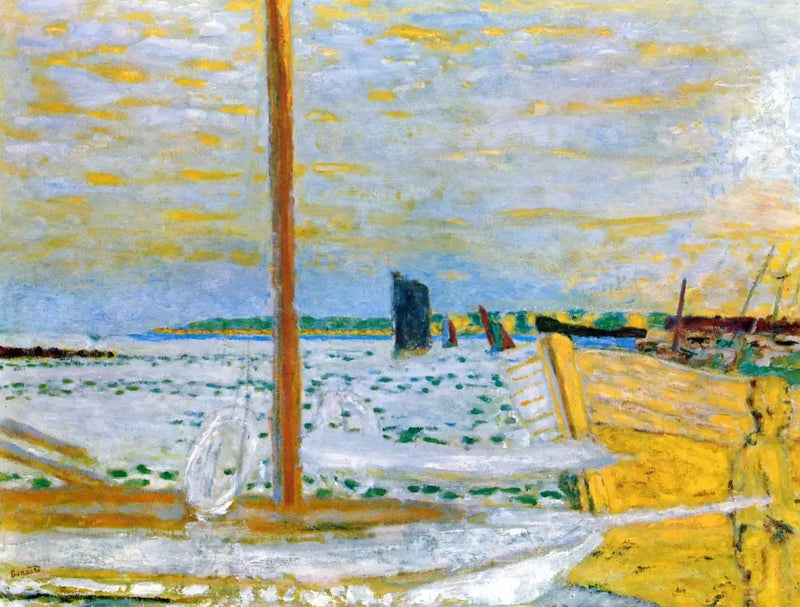 Den gula båten - Pierre Bonnard