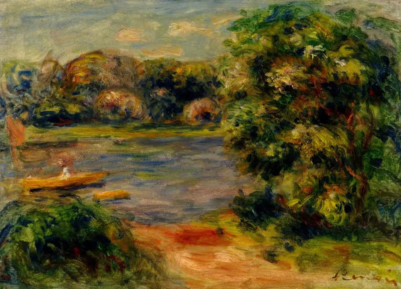 Båten på sjön - Pierre-Auguste Renoir