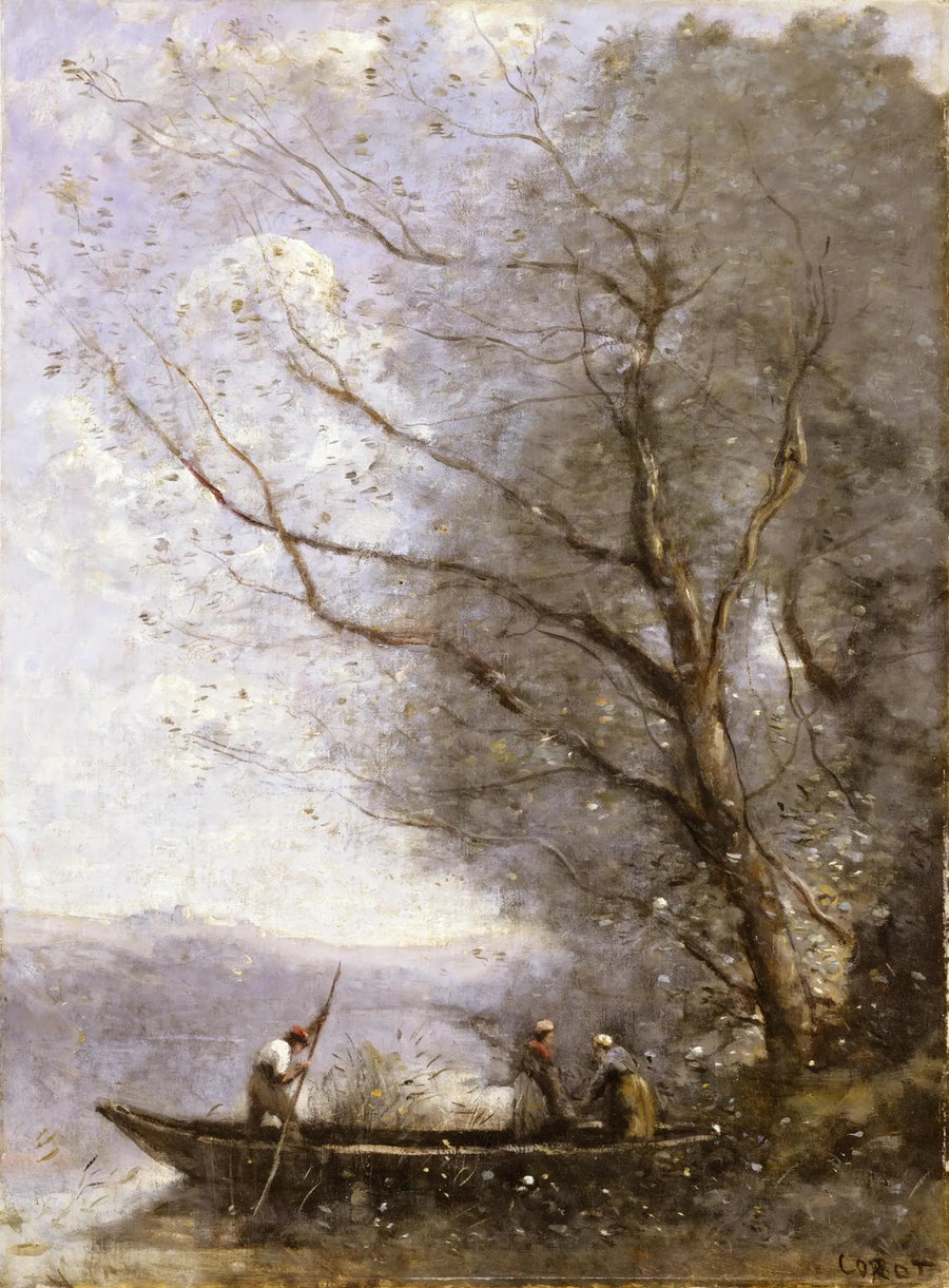 Båtsmannen - Jean-Baptiste Camille Corot