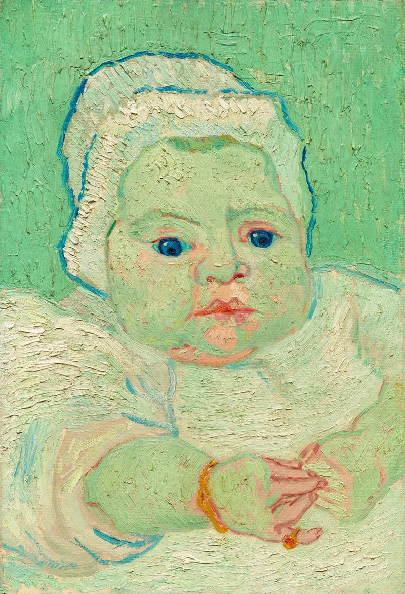 Bebisen Marcelle Roulin. - Vincent van Gogh