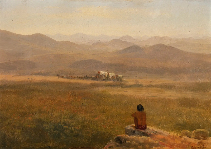 Utsiktsplatsen - Albert Bierstadt