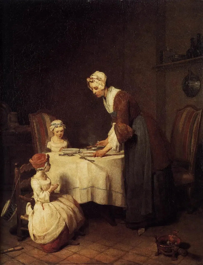 Välsignelsen - Jean Simeón Chardin