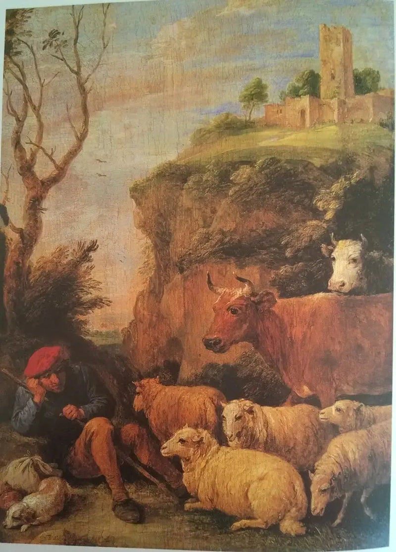 Den drömmande herden - David Teniers den yngre