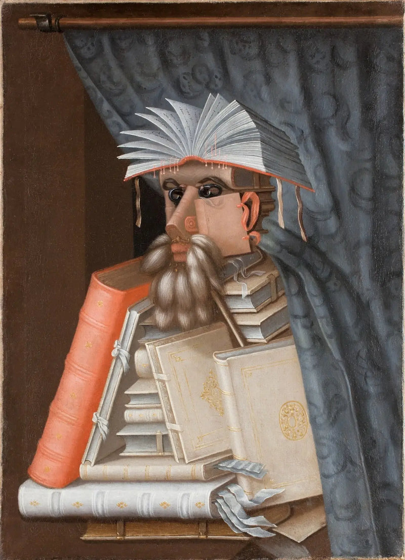 Bibliotekarien - Giuseppe Arcimboldo