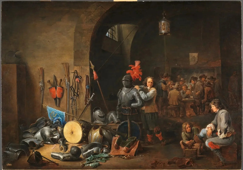 Vandrarlägret - David Teniers den yngre