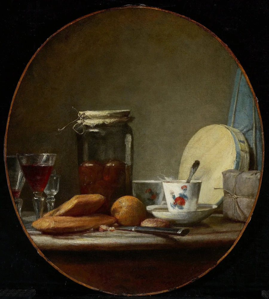 Aprikosburken - Jean Simeón Chardin