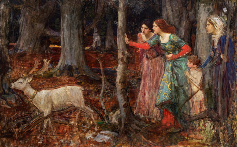 Det mystiska trädet - John William Waterhouse