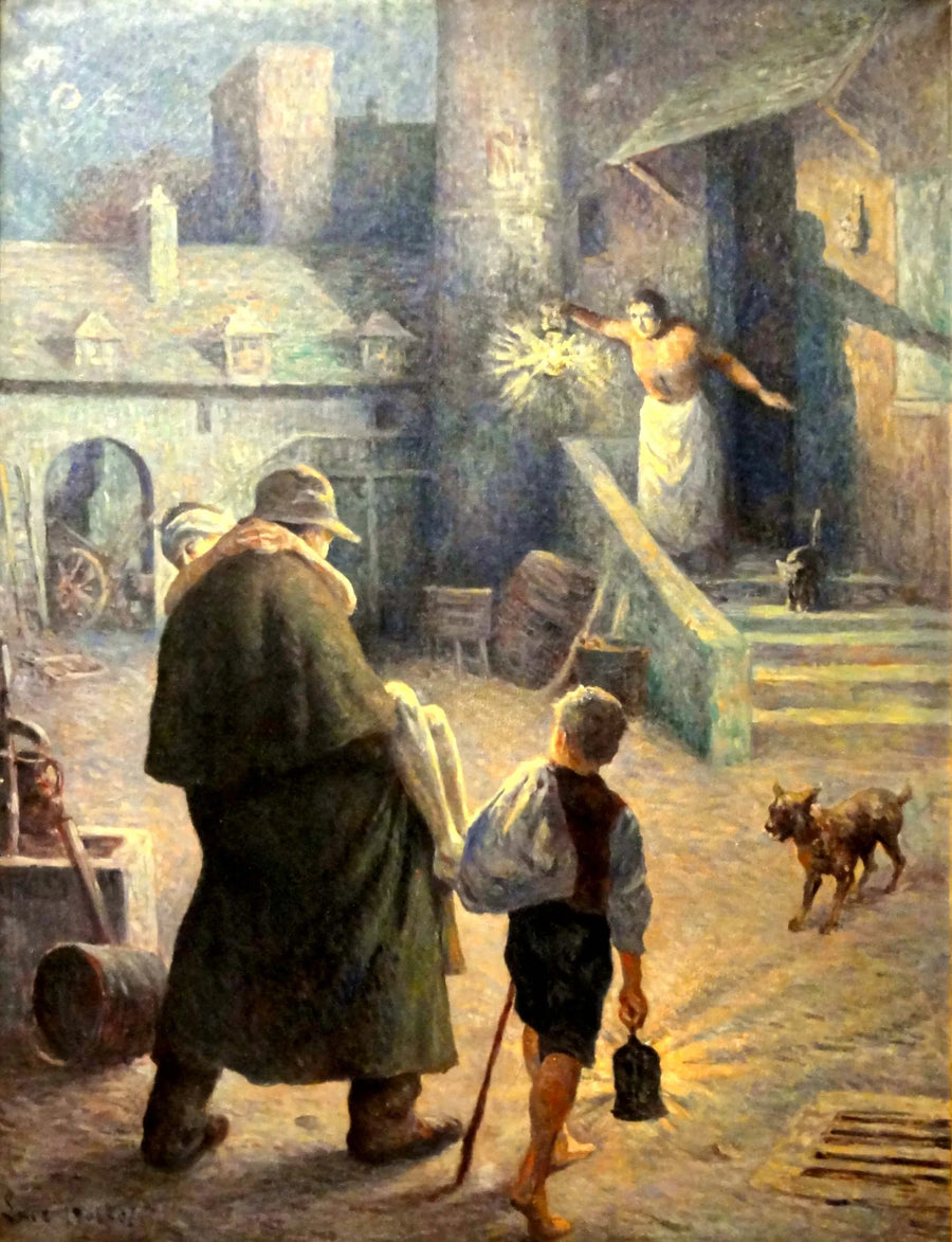 Den gode samariten - Maximilien Luce