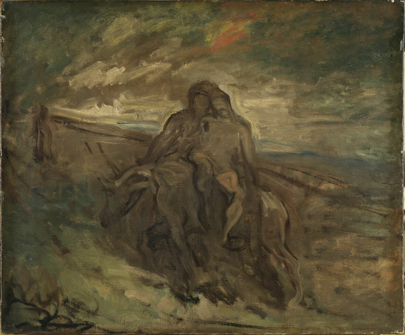 Den gode samariten - Théodore Chassériau
