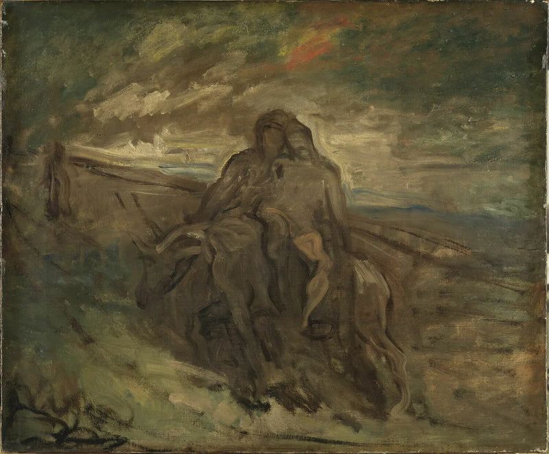 Den gode samariten - Théodore Chassériau