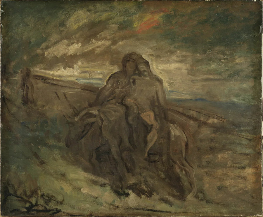 Den gode samariten - Théodore Chassériau