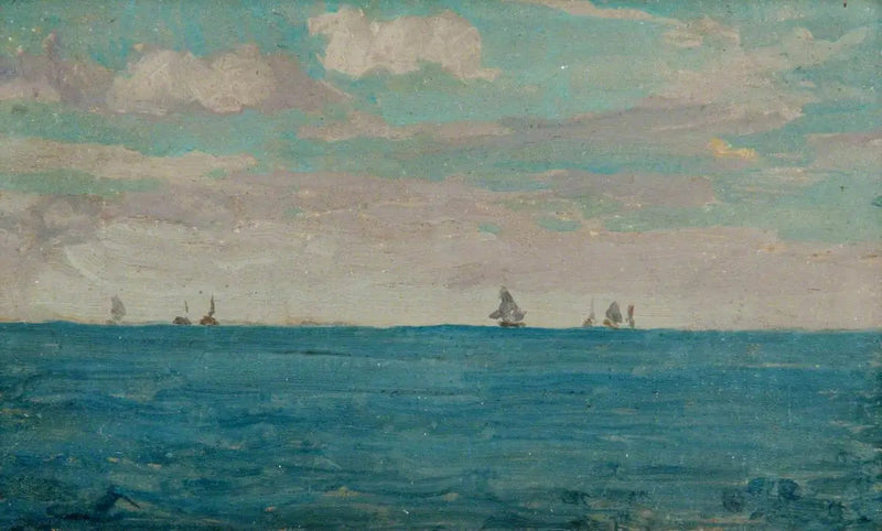 Havskanten, Dieppe - James Abbott McNeill Whistler