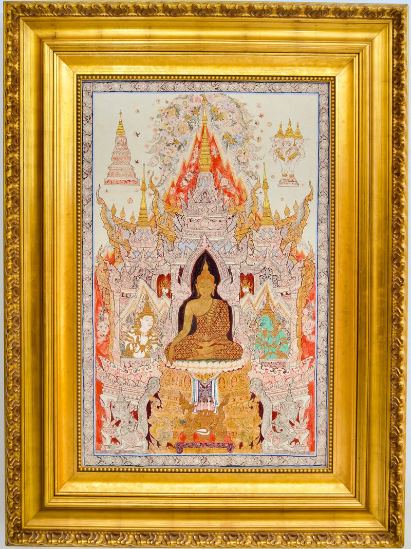 Den vita Buddha | 70 x 105 cm