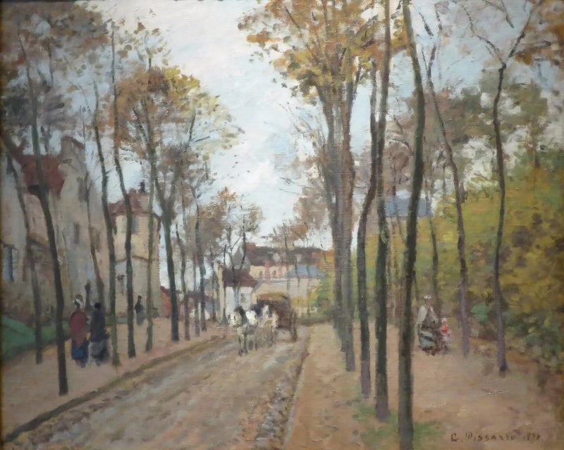 Boulevard des Fossés, Pontoise - Camille Pissarro