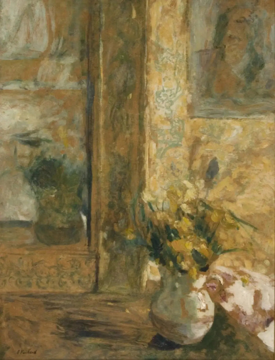 Bouquetet och glassen - Édouard Vuillard