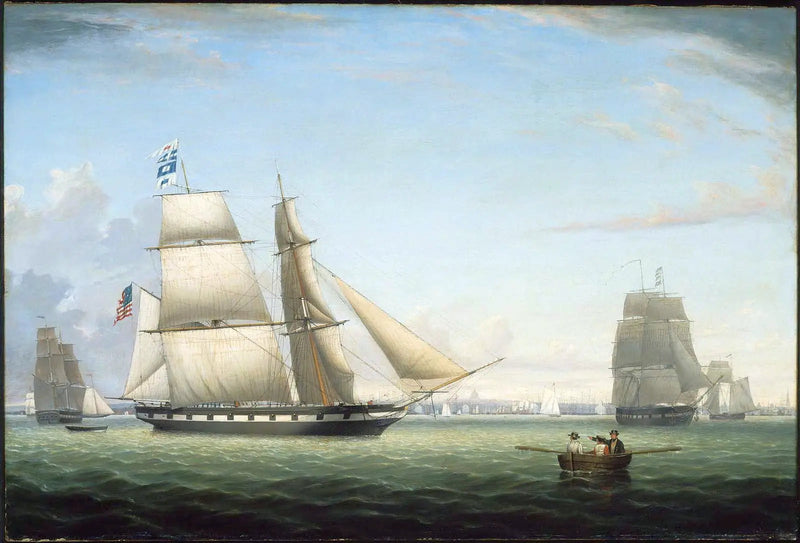 Brick Antelope i Bostonhamnen - Fitz Henry Lane