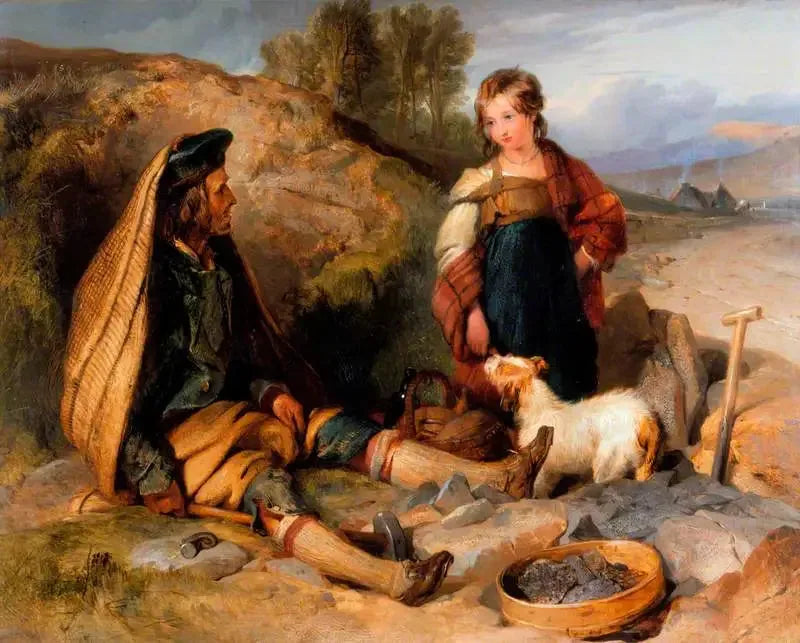 Stenbrytaren och hans dotter - Edwin Henry Landseer