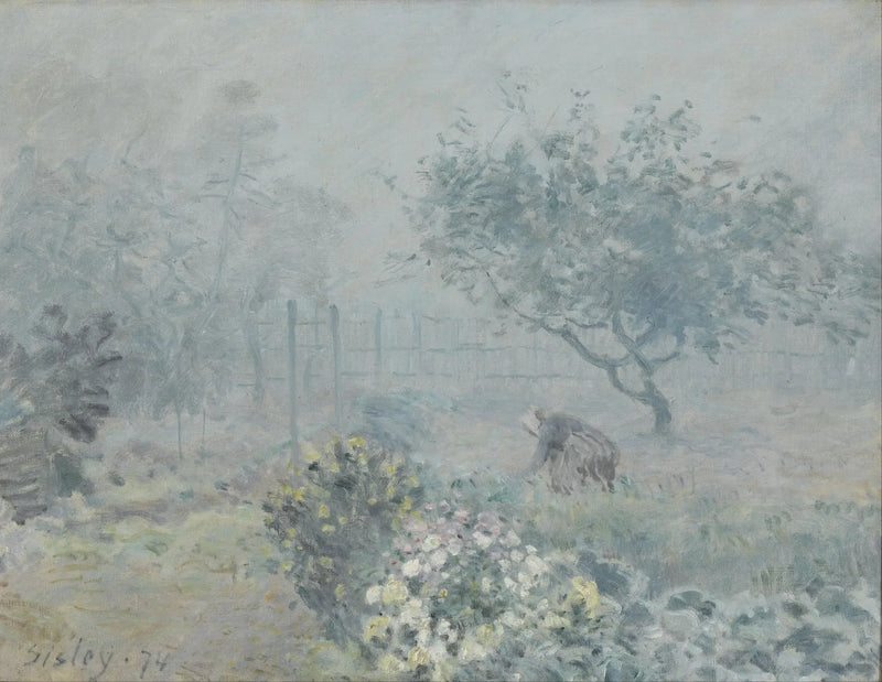 Dimman, Grannar - Alfred Sisley