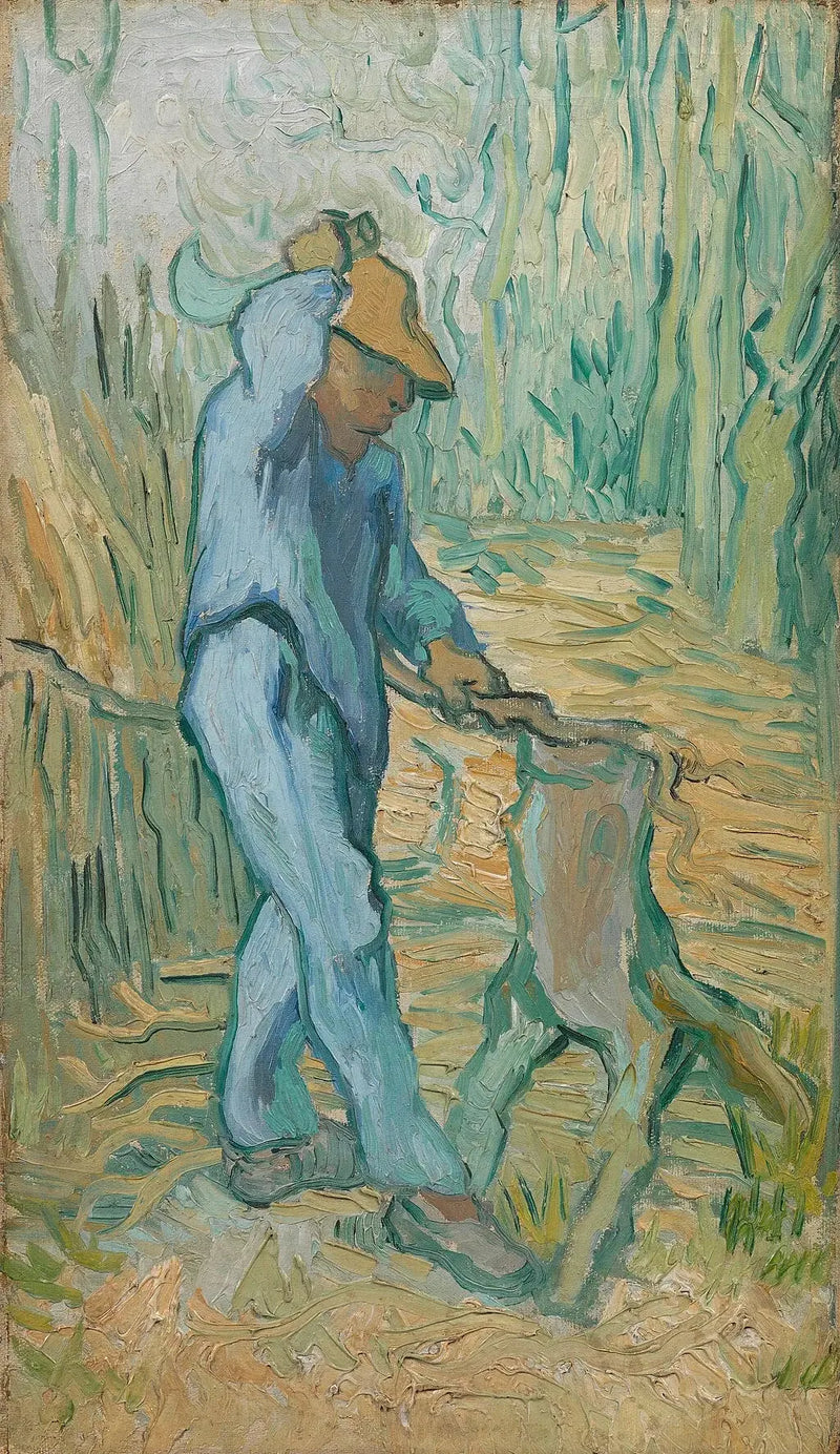 Skogshuggaren (efter Millet) - Vincent van Gogh