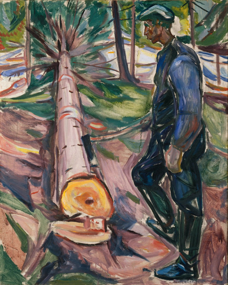 Skogshuggaren - Edvard Munch