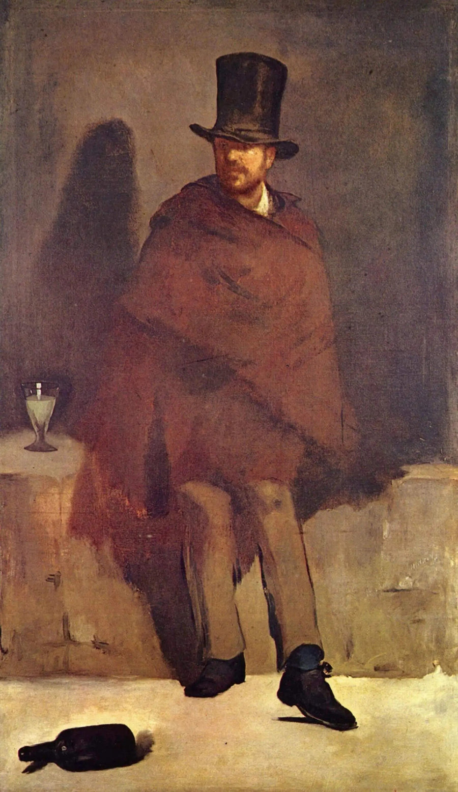 Absintdrickaren - Édouard Manet