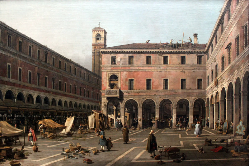 Campo di Rialto - Canaletto