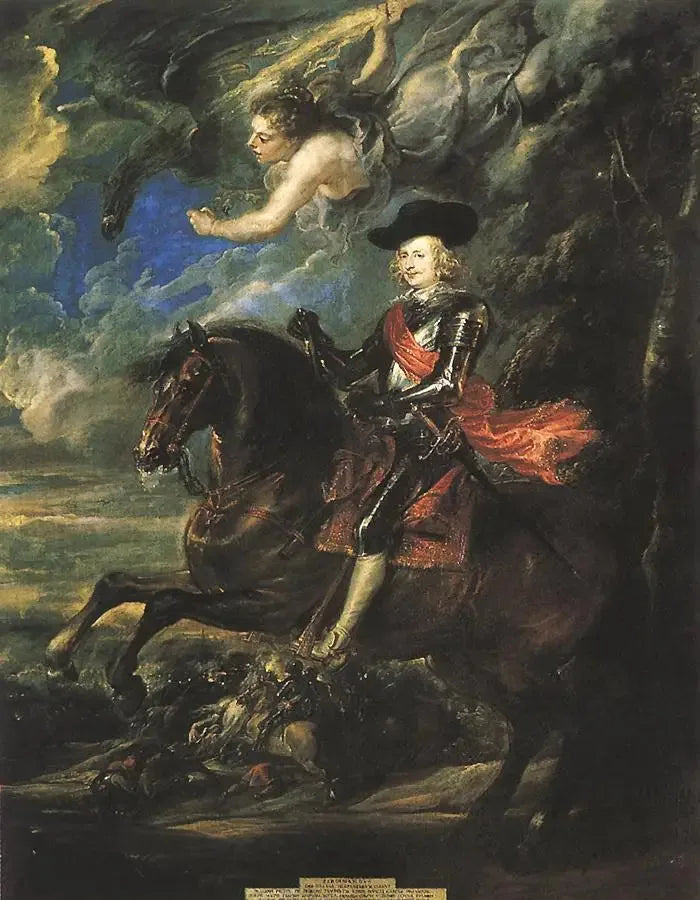 Kardinalbarnet Don Fernando d'Autriche, vid slaget vid Nördlingen - Peter Paul Rubens