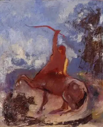 Centaure med båge - Odilon Redon