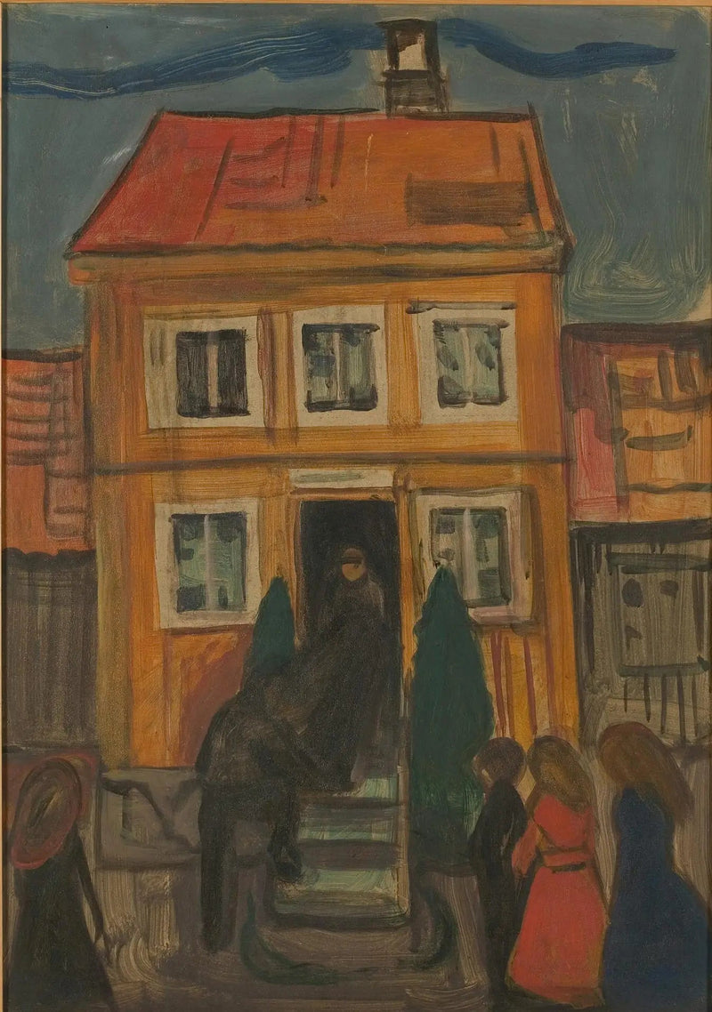 Kistan förs bort - Edvard Munch