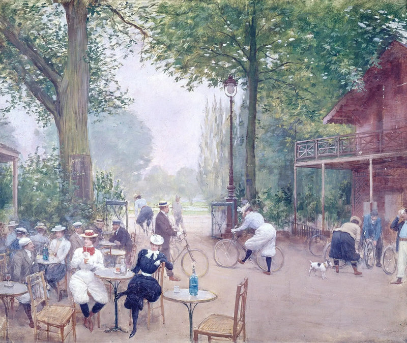 Chaletet vid Bois de Boulogne - Jean Béraud