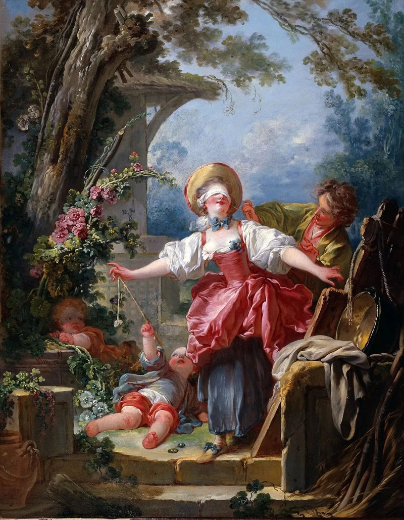 Getry av den blinde - Jean-Honoré Fragonard
