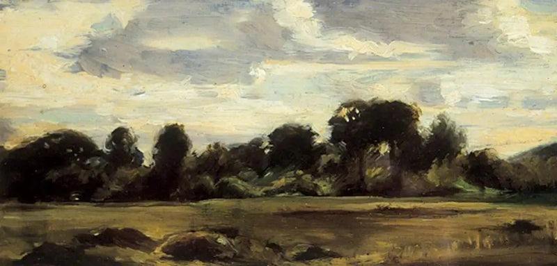 Fältet nära skogen - John Constable