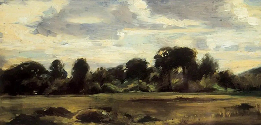Fältet nära skogen - John Constable