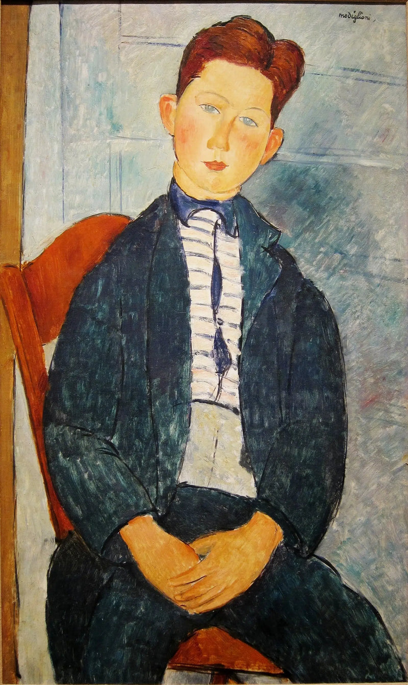 Den randiga tröjan - Amedeo Modigliani