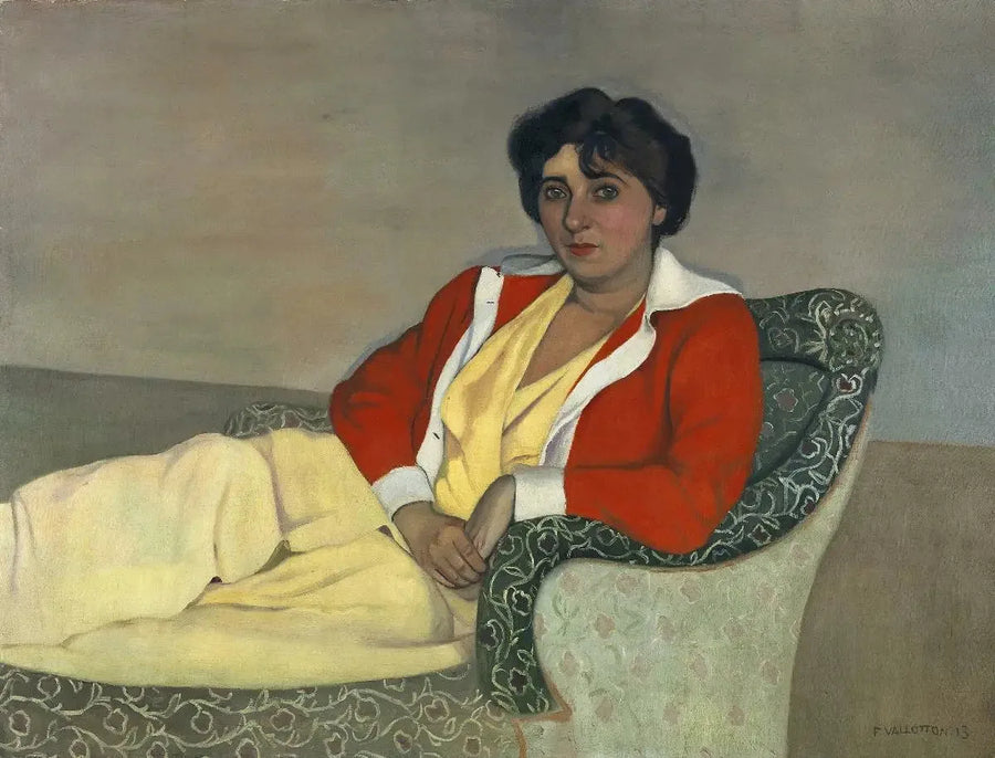 Den röda tröjan - Félix Vallotton