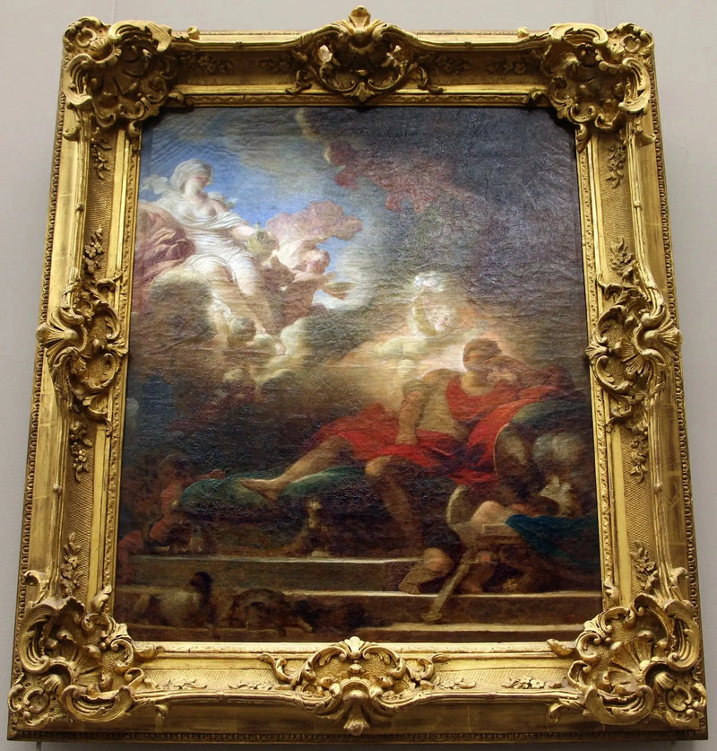 Krigarens kärlekssång - Jean-Honoré Fragonard