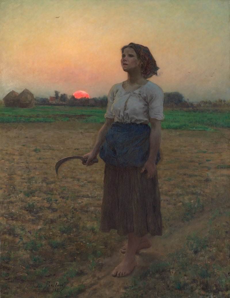 Låt av lärkfågeln - Jules Breton