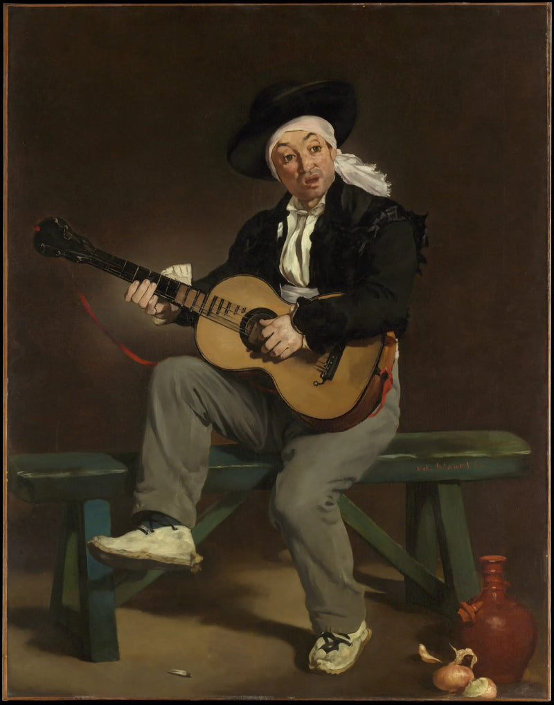 Den spanska sångaren - Édouard Manet