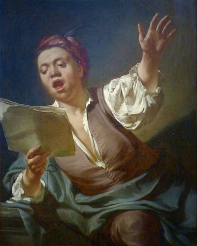 Le chanteur - Giovanni Battista Piazzetta - Alpha Reproduction