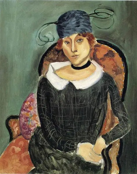 Strutsfjäderhatten - Henri Matisse