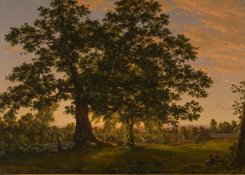 Charter Oak i Hartford - Frederic Edwin Church