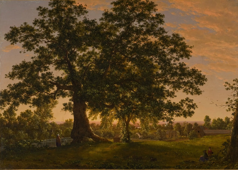 Charter Oak i Hartford - Frederic Edwin Church