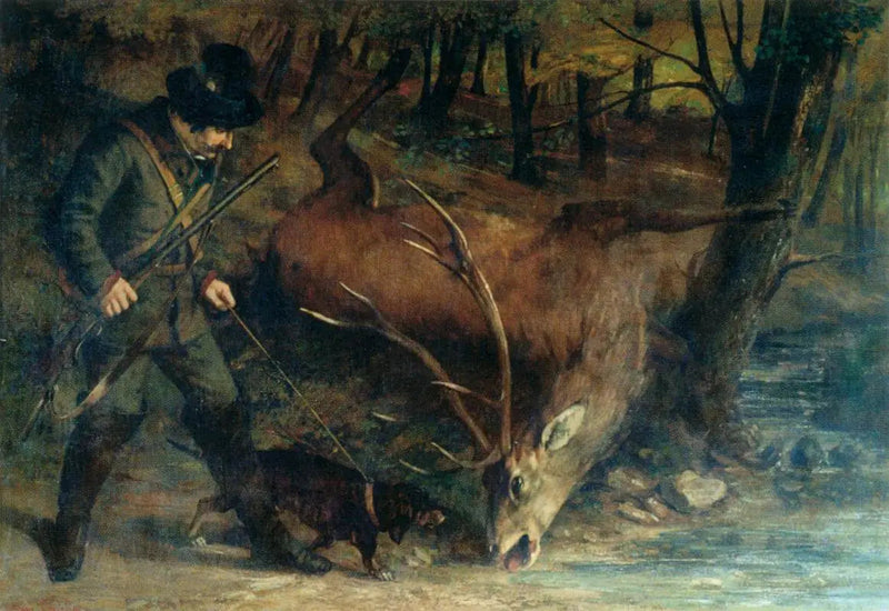 Den tyske jägaren - Gustave Courbet