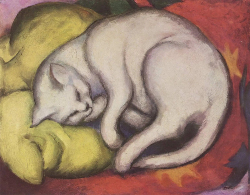 Den vita katten - Franz Marc